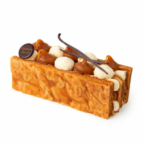 Mille-feuille vanille caramel