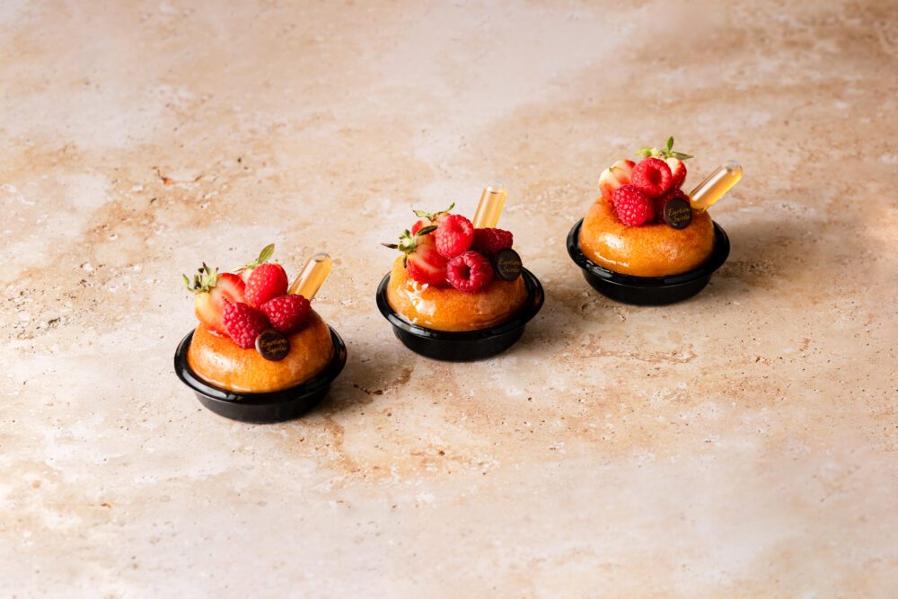 Baba au fruits rouges