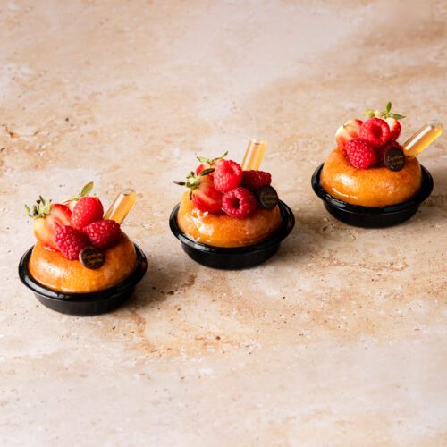 Baba au fruits rouges