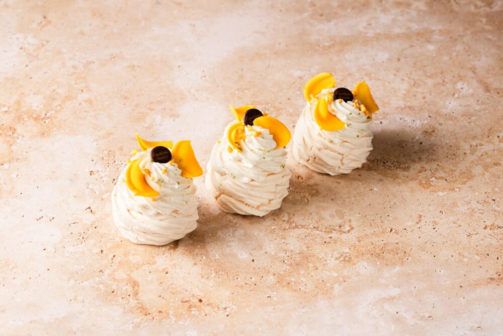 La pavlova fruits des tropiques