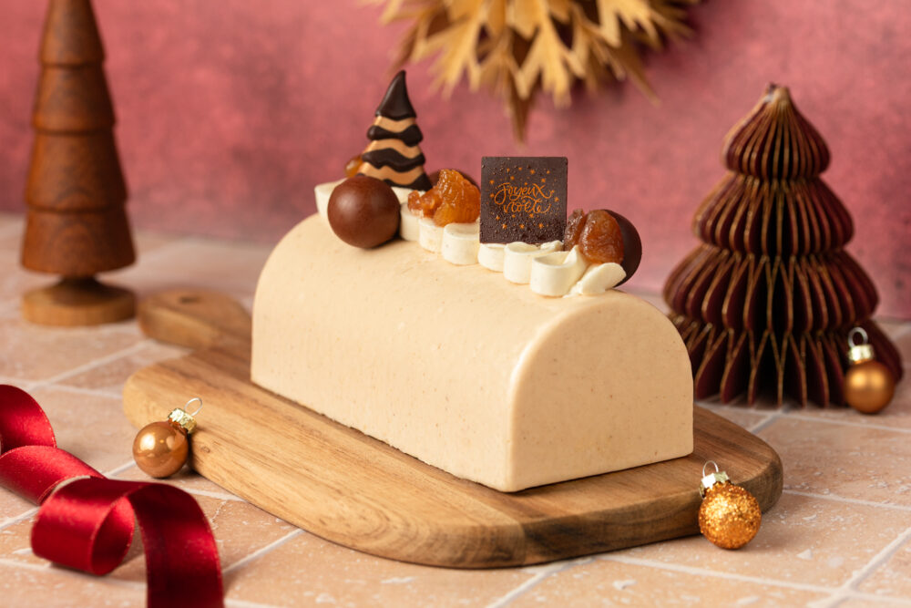 buche marron vanille