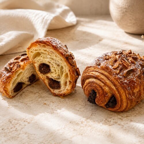 Pain chocolat praliné